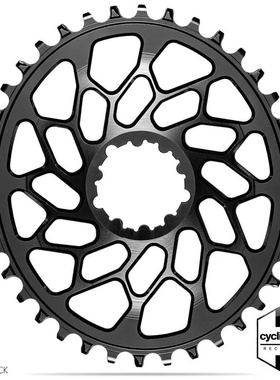 AbsoluteBlack CX 1X Oval直裝式公路越野橢圆齿片用于Sram