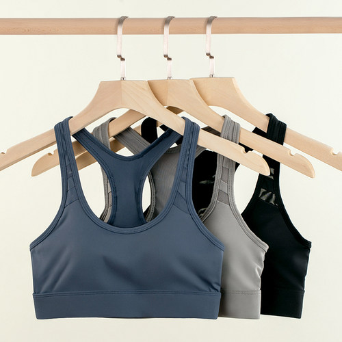 高强度工字背跑步运动内衣透气