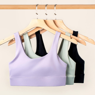 U型美背运动内衣女一体式 文胸 跑步防震速干健身训练瑜伽背心大码