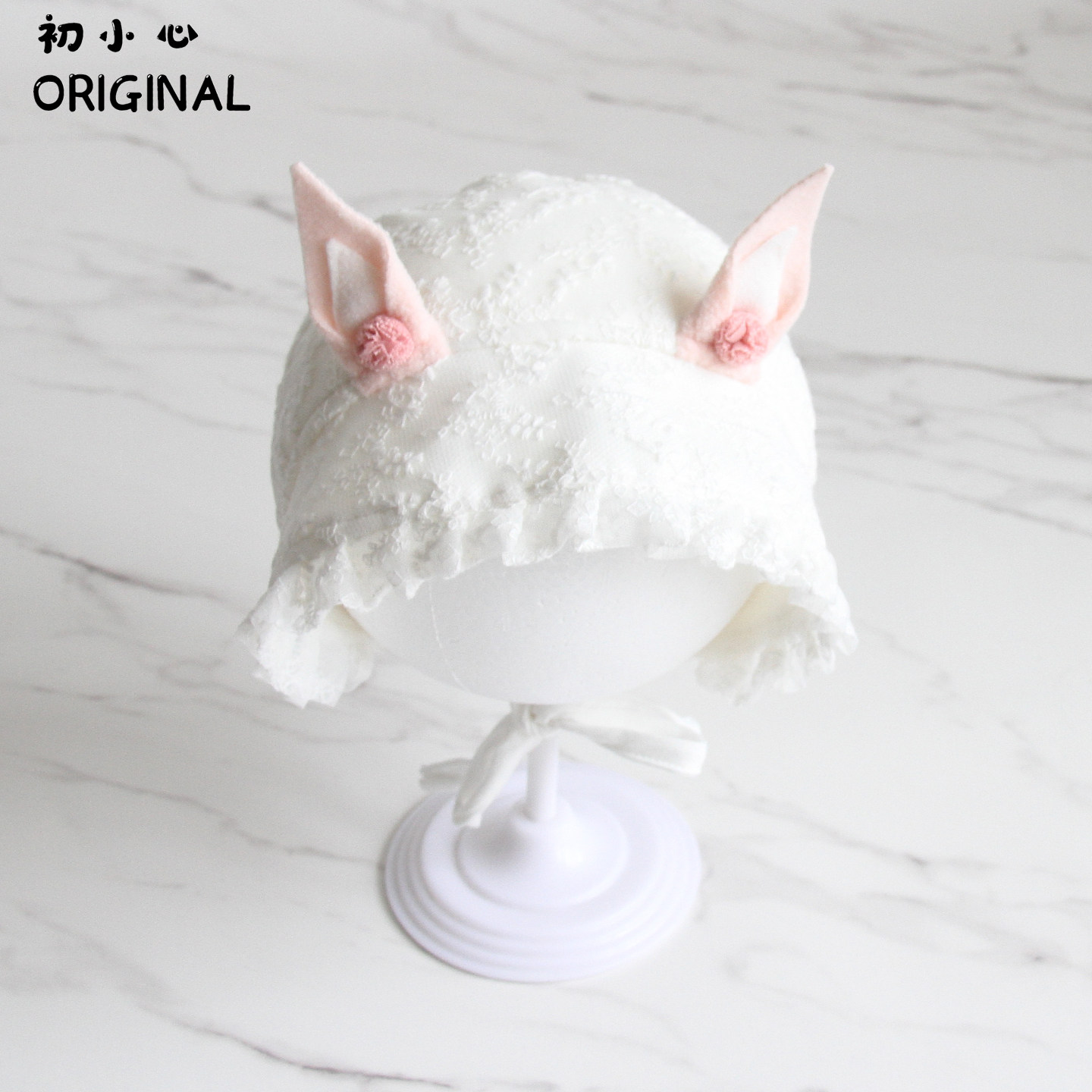 韩版婴儿帽子秋冬女宝宝蕾丝花边公主帽小月龄女婴加厚纯棉宫廷帽,童装/婴儿装/亲子装,帽子,淘宝优惠券,粉丝福利购,淘宝优惠卷