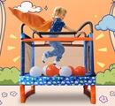 美国蹦堡大猫蹦蹦床家用儿童室内宝宝健身家庭跳跳床居家玩具蹦床