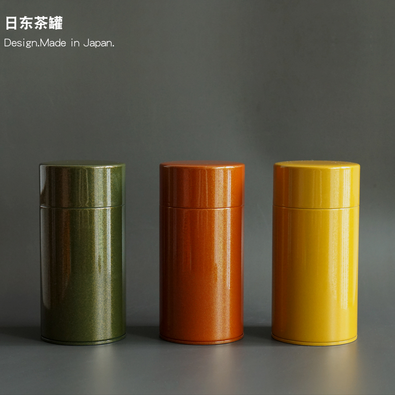 进口日东茶叶罐黄绿東涂烤漆批零