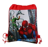 Двусторонний мешочек из нетканого материала, барсетка, сумка для хранения, Человек-паук, на шнурках, подарок на день рождения