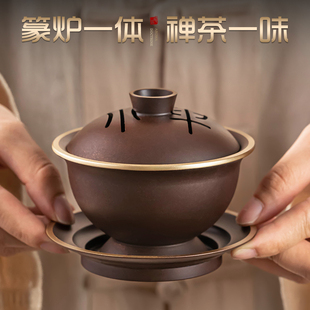 中式创意香篆一体炉铜香薰炉家用室内香灰打纂香篆模工具茶座摆件