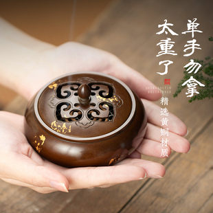 苏工香炉家用香薰炉檀香熏香室内盘香沉香炉茶道高端香薰炉打香篆