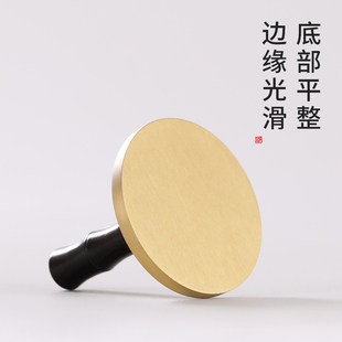 纯铜香灰压香道用具打香篆工具香拓家用压平器黄铜香纂香炉灰用品