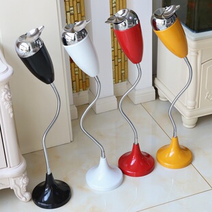 跨境立式烟灰缸创意个性大号客厅金属办公室有盖防飞灰烟缸落地式