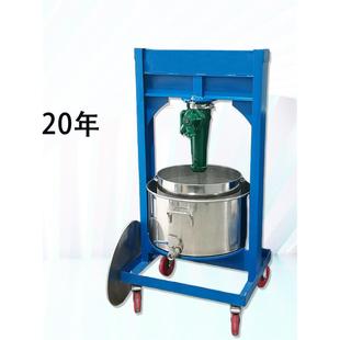 不锈钢压榨机大型千斤顶压蜜机手动榨油机压酒糟机中药葡萄榨汁机