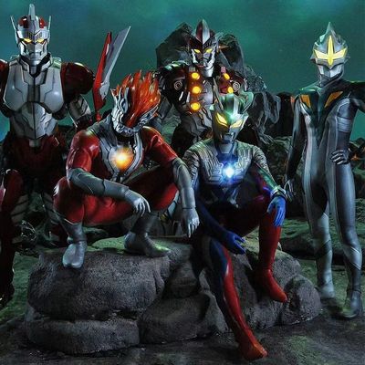 终极闪耀赛罗SHF手办戴卡特利迦迪迦德尔塔贝利亚儿童玩具曼