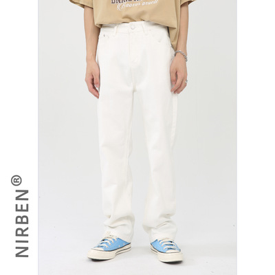men baggy jeans man pantsnirn牛仔 男式休闲裤子百搭韩版潮流