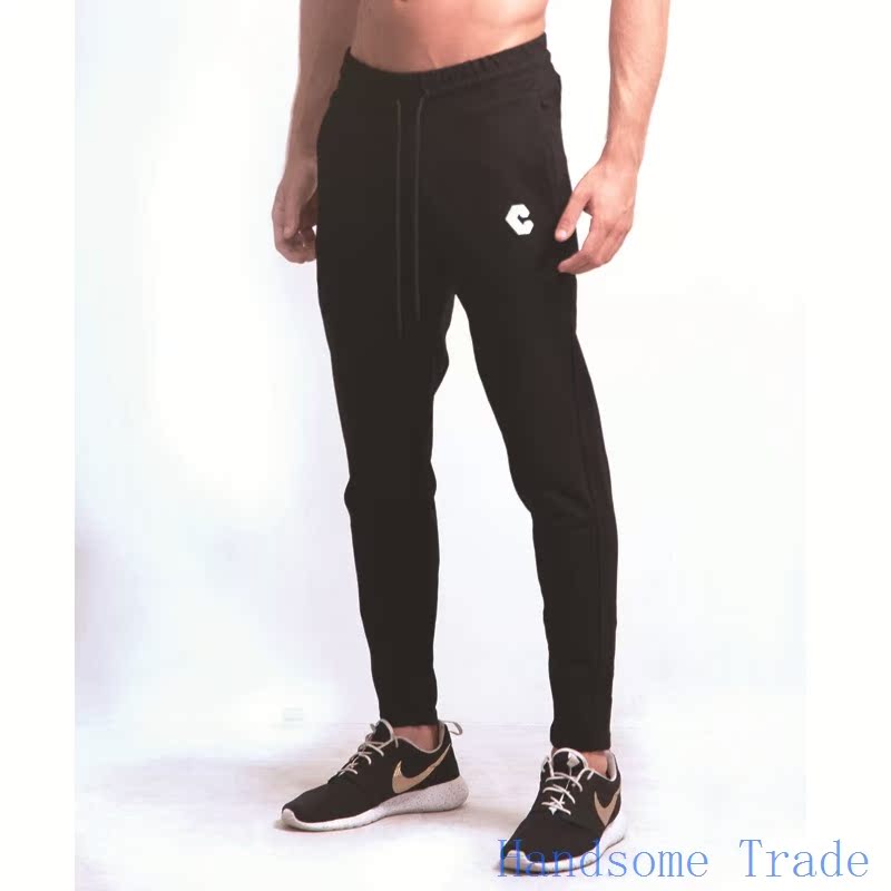 Fitness Sweatpants Training Jogging Pants Men健身男长裤棉gym