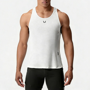 Mesh Vest Summer Sleeveless Top Tank Fitness Dry Quick Men