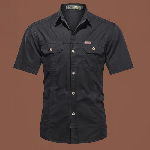 fashion shirt tops casual design shirts tee夏衬衫工装短袖