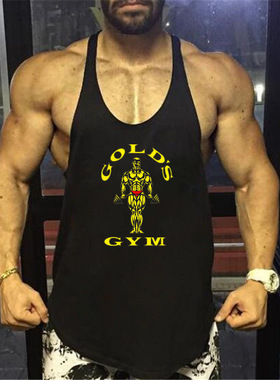 Men Gyms tank Workout Sleeveles Shirt Male Summer Loose