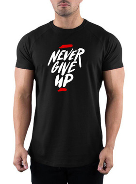 gym crossfit tshirt新款健身衣速干紧身衣健身衣 跑步篮球打底衫