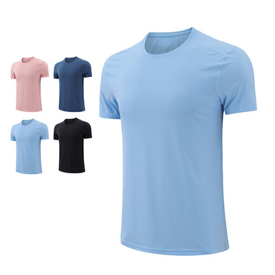 quick dry t-shirt shirt compression tee tops运动t恤男夏冷感