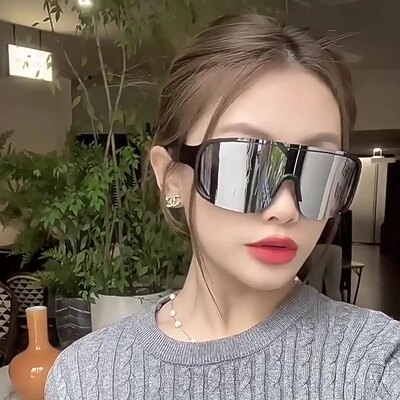 New Y2K Style Cycling Sunglasses Windproof Glasses Man Women