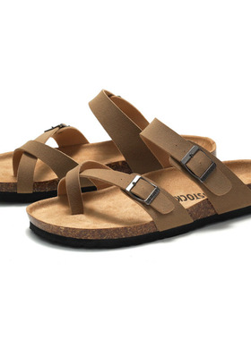 Man's Slippers Clogs Flip Flops Ladies Cork拖鞋Womens Slides