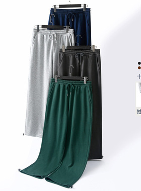 man pants men trousers男装日系束脚卫裤 2025春季黑色男女休闲