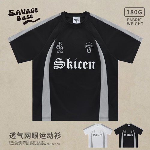 men tops american trendy man shirts tee tshirt美式复古夏180g