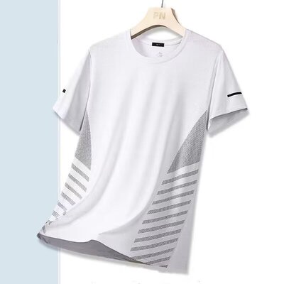 quick dry t-shirt shirt compression tee tops夏新款男士冰丝