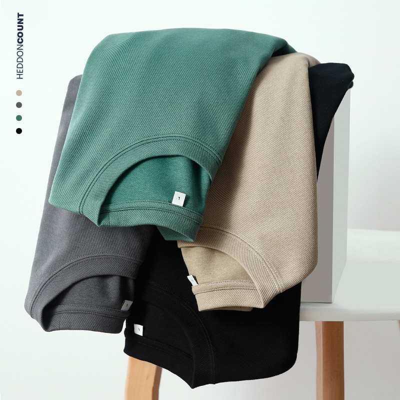 men long sleeve t shirt quality t-shirt男装260克纯色短袖t恤
