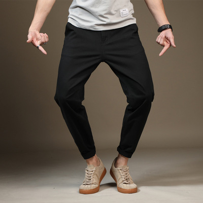 2026 New Regular Fit Pants Male Men's Plus Size Trousers Man