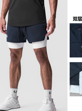 men crossfit shorts gym shortpant夏季男士短裤美式青年多口袋