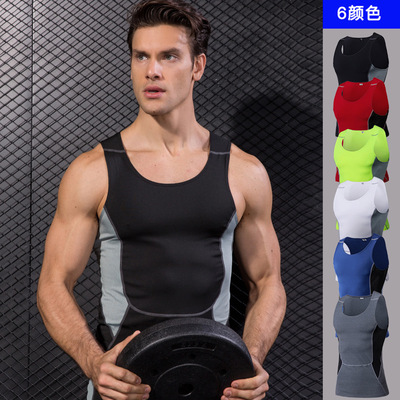 Men Pro Compression Singlet Vest Fitness Shaper Tank Man Top