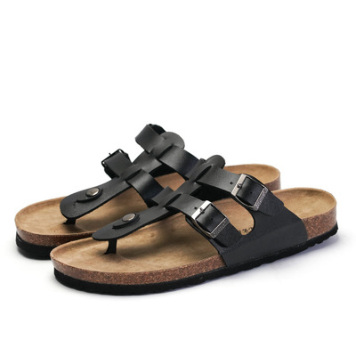 Men Cork Slide Sandals Flipflops Slippers Outdoor男外穿拖鞋