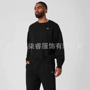 新款alo卫衣男女运动加绒套装Men Tracksuit Sweatshirt+pant Man