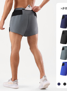 men compression shorts运动三分短裤男速干吸湿专业马拉松跑步