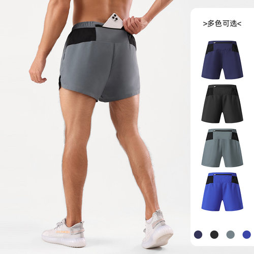 men compression shorts运动三分短裤男速干吸湿专业马拉松跑步