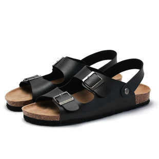 men cork slide sandals flipflops slippers outdoor男外穿拖鞋