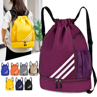 outdoor travel backpack new bags sports bag新款篮球包抽绳