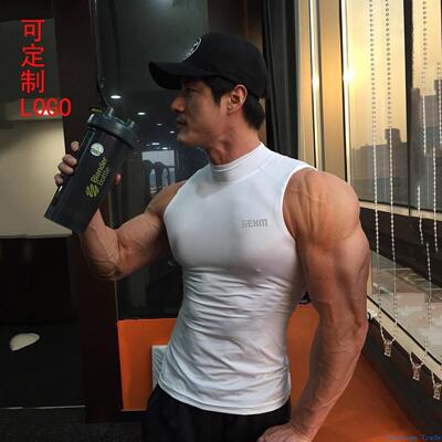 Man gym clothes Men Sleeveless t shirt Crossfit tank top Fit
