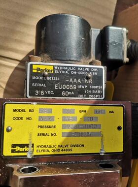 派克比例阀BD15AAANB10派克比例阀现货机物品功能