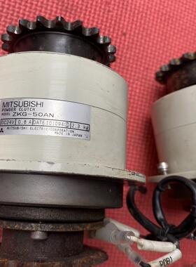 二手进口日本三菱磁粉离合器制动器ZKG-50ANDC24