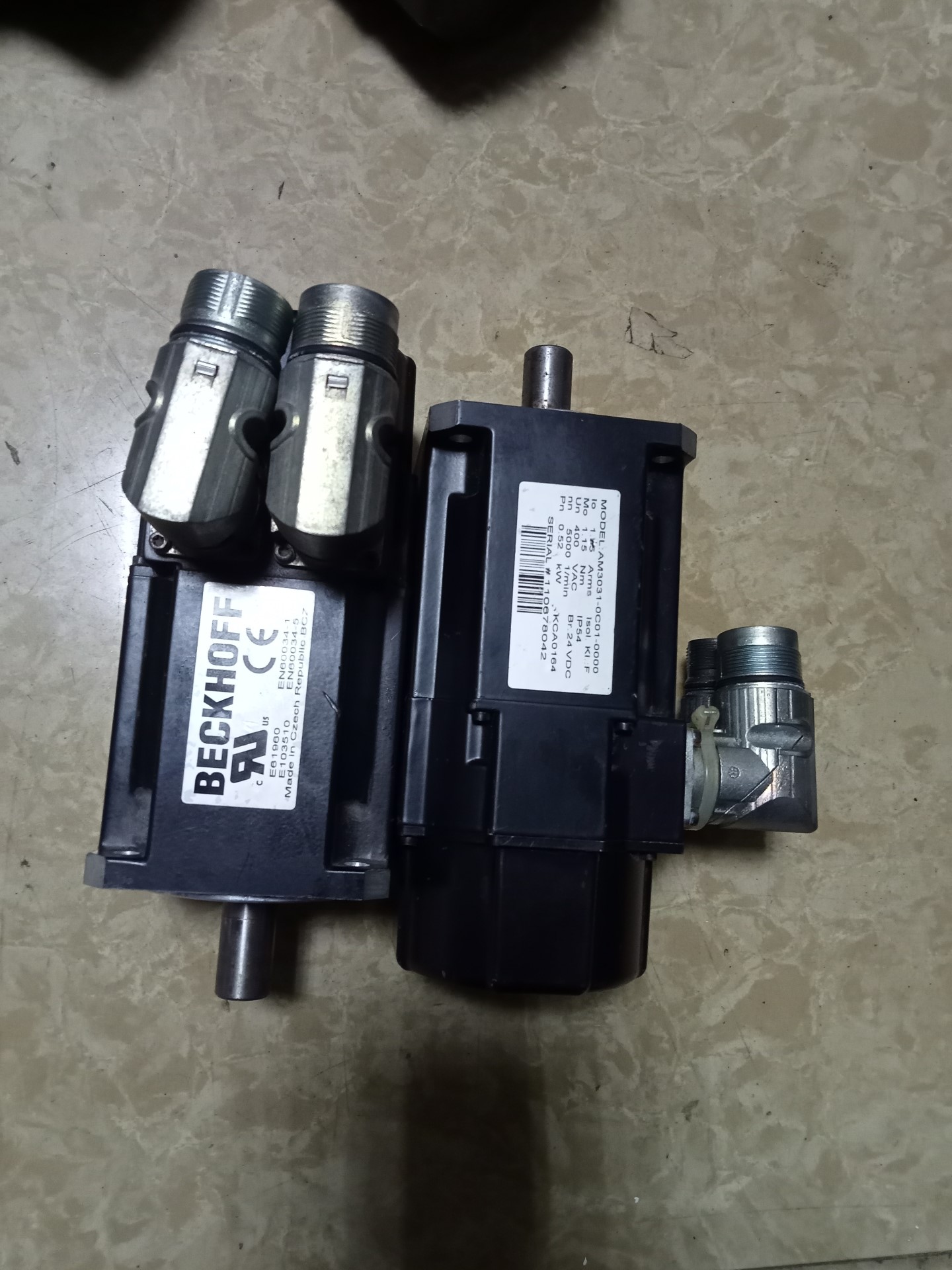 倍福电机AM3031-0C01-0000二手拆机功能正常-议价