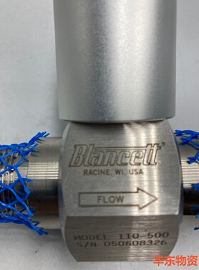 美国BLancett B110-500-1/2 高压流量