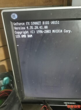 影驰GeForce FX5900ZT  AGP显卡,实物图,