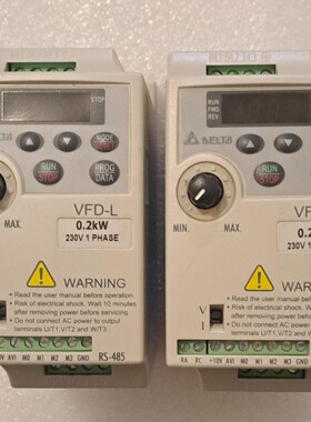 台达L系列变频器VFD002L21A,200W,RS485,-议价
