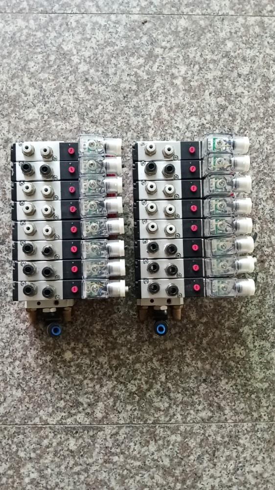 二手拆机德力西电磁阀4V210-08线圈电压DC24V8