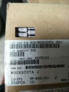 日本KOA光音电阻KOA/MOSX3CGTA1R0J-议价