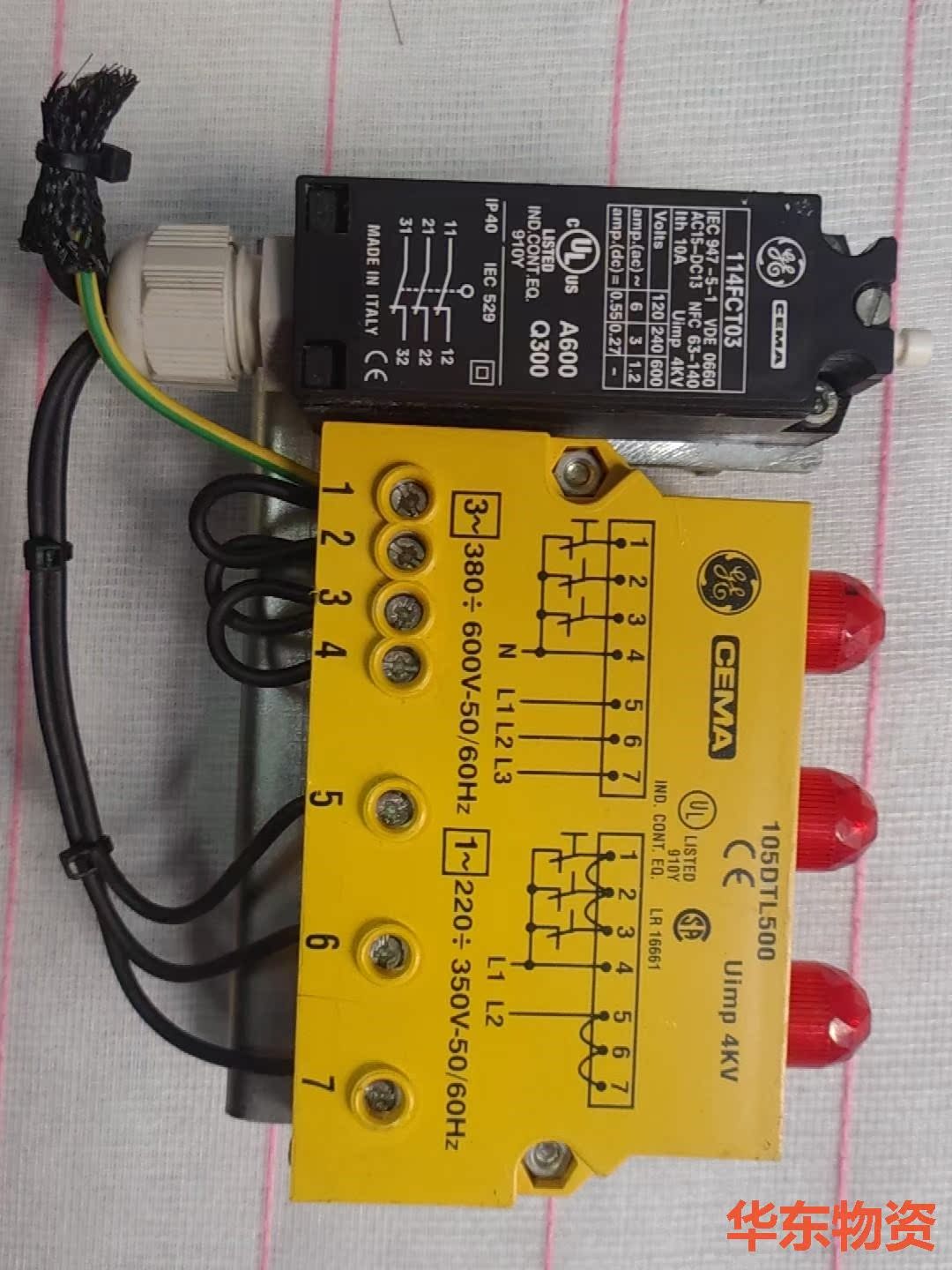 美国GE通用 CEMA 电源信号装置 105DTL500 1