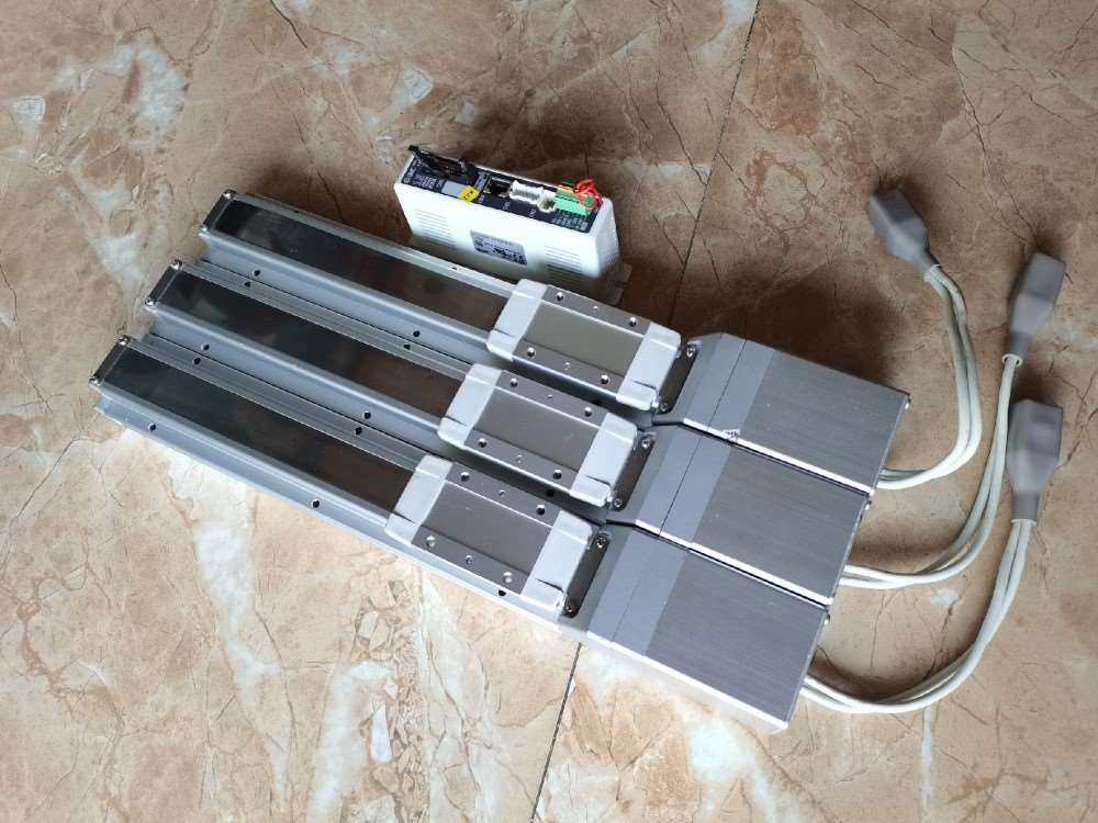 拆机SMC电动滑台缸LEFS25B-200 驱动器LECA6-议价