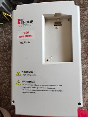 HLPA07D543B拆机海利普变频器7.5kw如图实拍输
