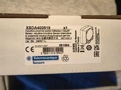 施耐德进口接近开关XSDA400519现货特价促销
