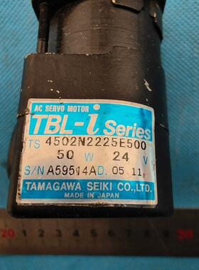 多摩川24V50W交流伺服电机4502N2225E500
