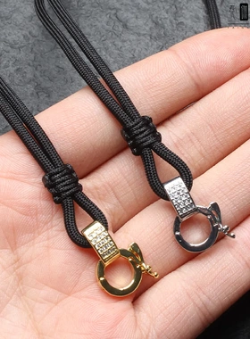 泰国佛牌吊坠唐卡绳快拆扣佛牌挂绳佛牌链子活动扣方便扣可拆卸